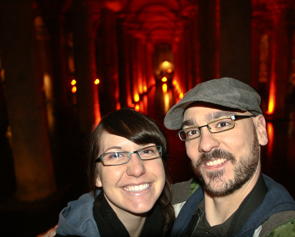 The Basilica Cistern in Istanbul, Turkey