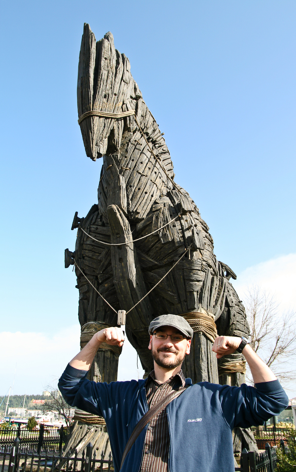 Troian Horse from movie, Canakkale, Turkey-8078
