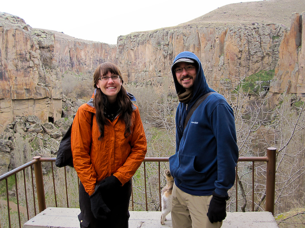 The 50-millimeter Canon lens bounced down the Ihlara Valley