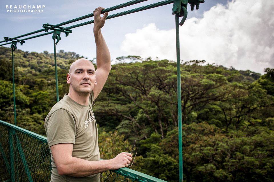 Just some hunky stud we met on a bridge.