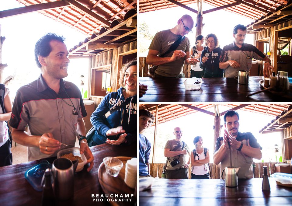 Our tour guide prepares the traditional hot chocolate. Chris and I loved it, but most of the tour found it too bitter. You have to like dark chocolate to appreciate the true taste of cocoa before milk and sugar are added.