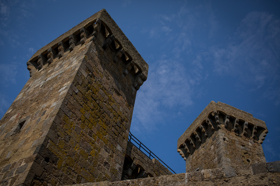 Bolsena Castle. According to something we read, the castle on this site dates from the 4th century BC, but the present structure is almost certainly medieval. 