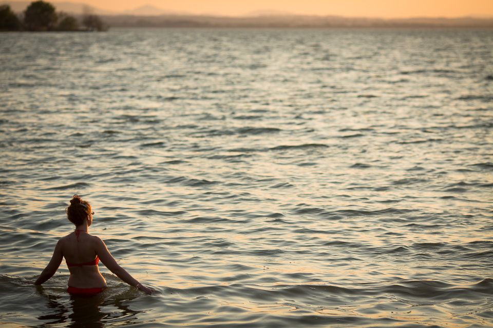 After a super full day of walking, we hit the road for Lago di Trasimeno, about an hour from Orvieto, where we snagged a lakeside camping spot and took a late-day dip in the lake.