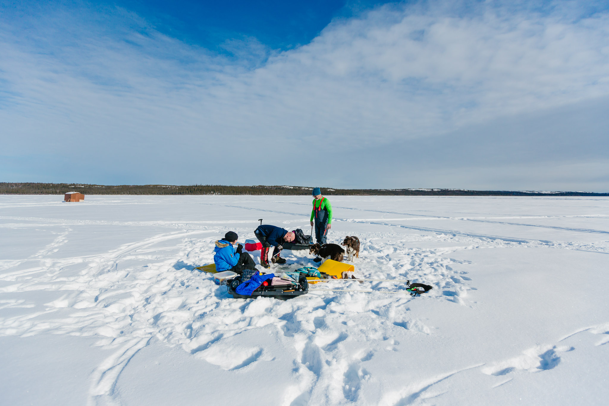 Day 3 ICE FISHING Yellowknife, Northwest Territories Canada
